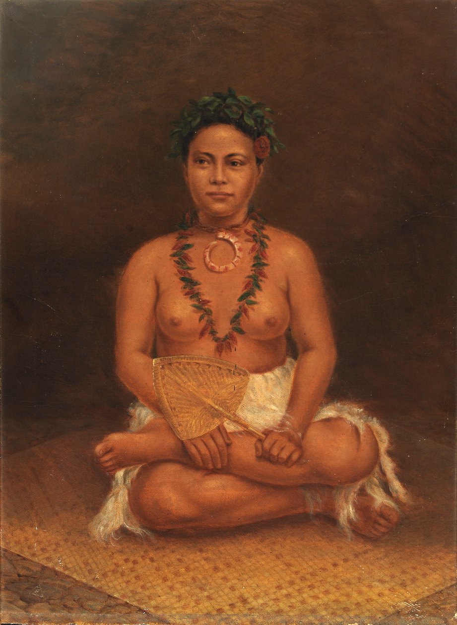 Samoanská žena od Antonion Zeno Shindler