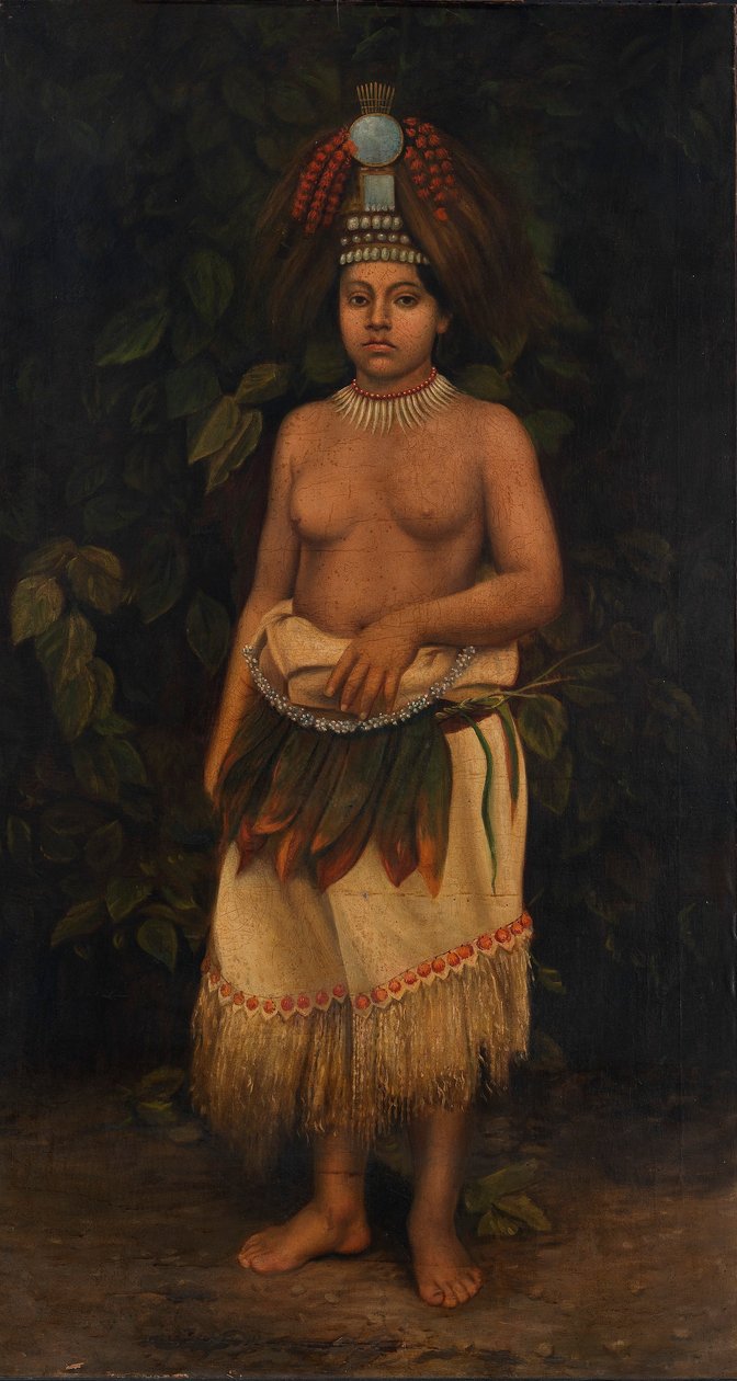 Samoanská žena od Antonion Zeno Shindler