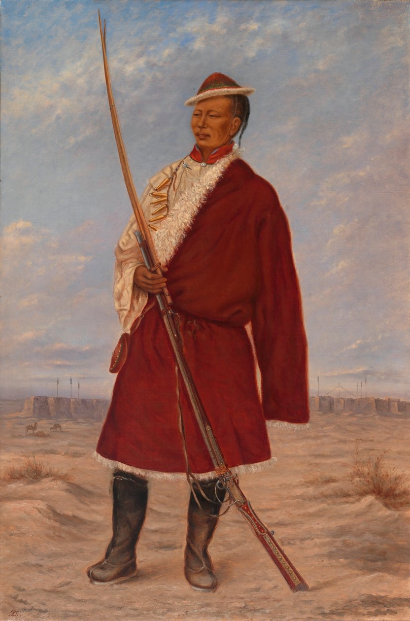 Tibetský muž od Antonion Zeno Shindler