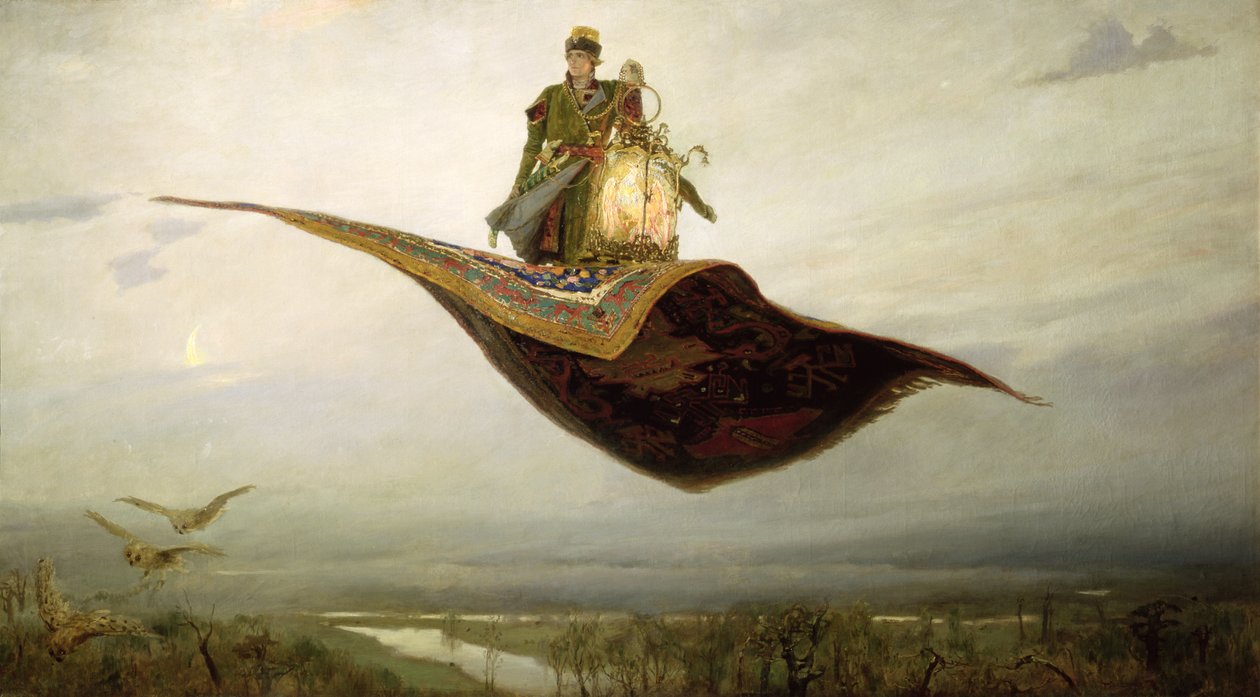 Kouzelný koberec, 1880 od Apollinari Mikhailovich Vasnetsov