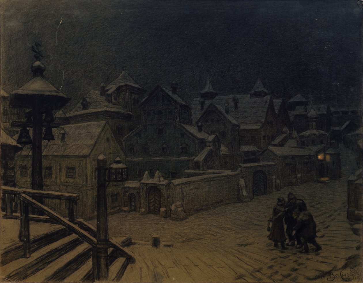 Spací sídla bojarů, 1918 od Apollinari Mikhailovich Vasnetsov