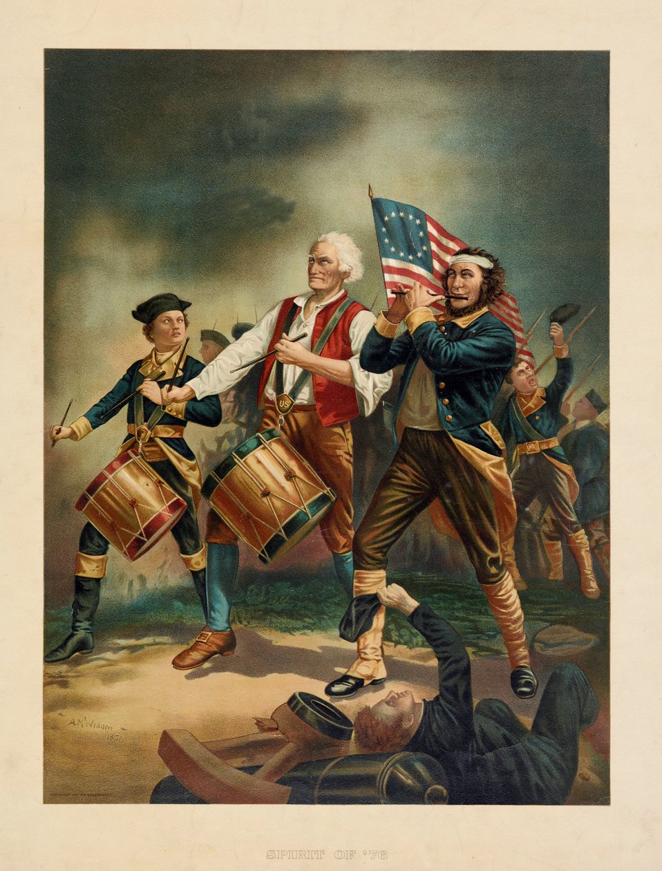 Spirit of 76, pub. 1898 od Archibald Willard