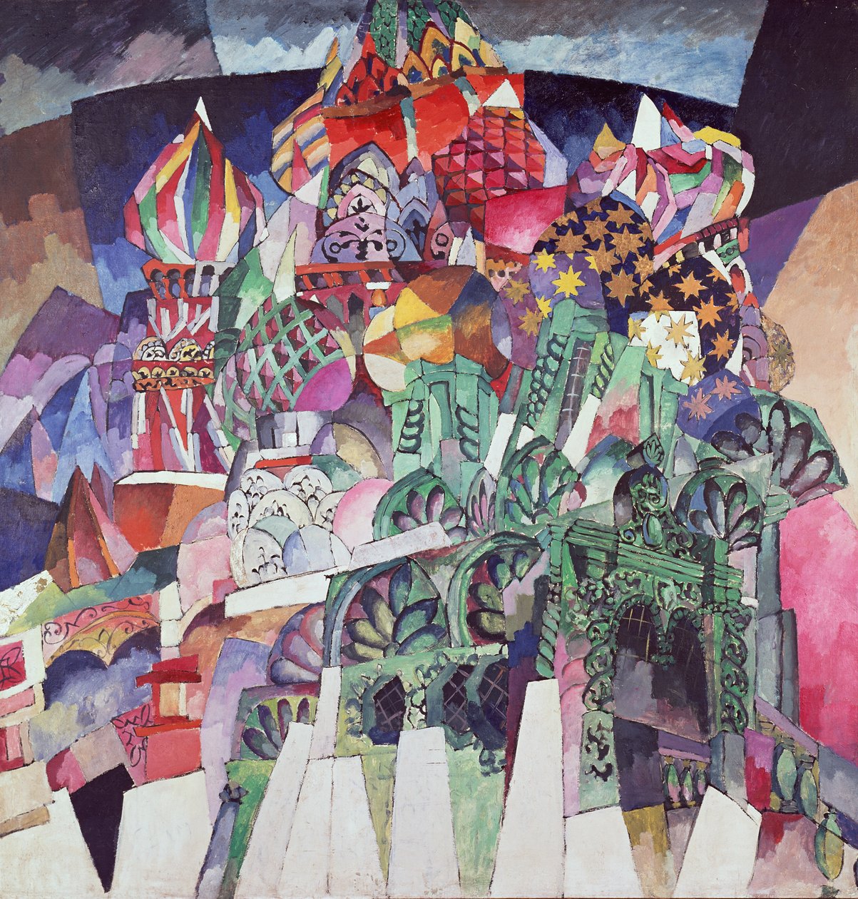 Basil the Blessed Cathedral od Aristarkh Vasilievic Lentulov