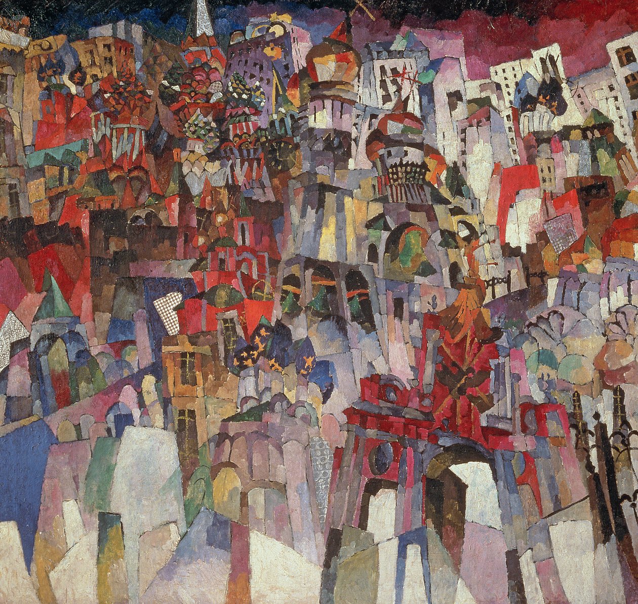 Moskva od Aristarkh Vasilievic Lentulov