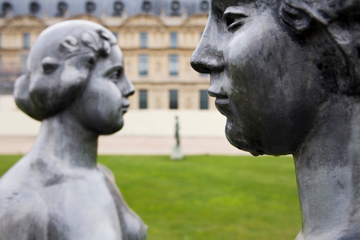 Tři nymfy, detail (plomb) od Aristide Maillol