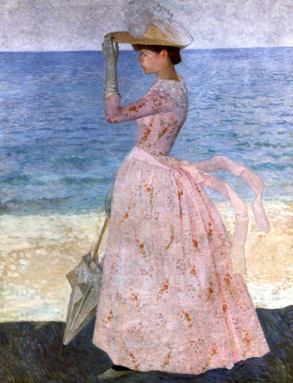 Žena s deštníkem, 1900 od Aristide Maillol