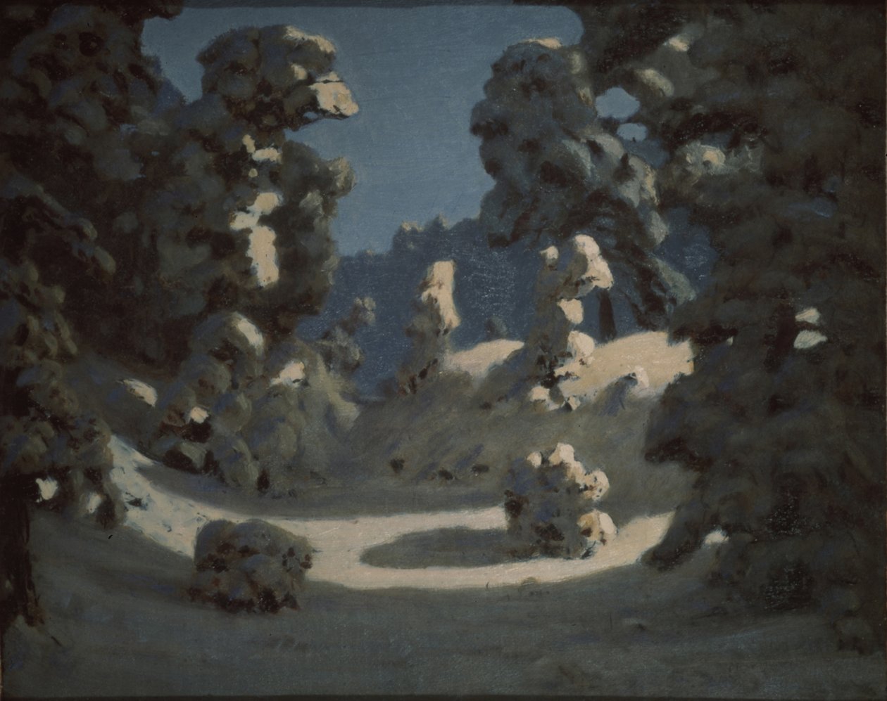 Sluneční skvrny na námraze, 1876-1890 od Arkhip Ivanovich Kuindzhi