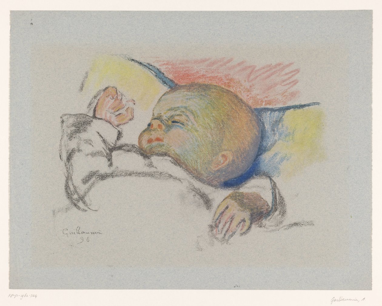 spící dítě od Armand Guillaumin