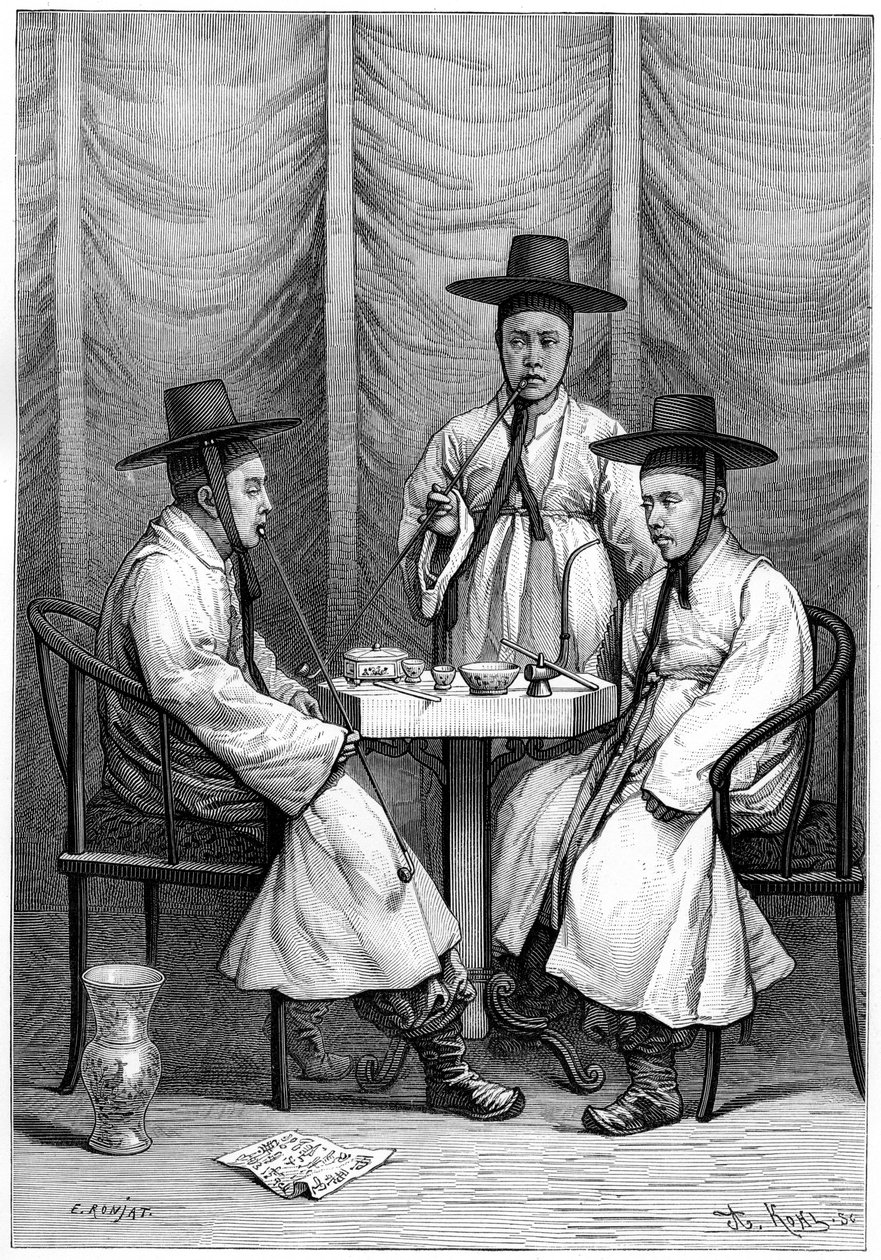 Korejské mandarinky, 1895. od Armand Kohl