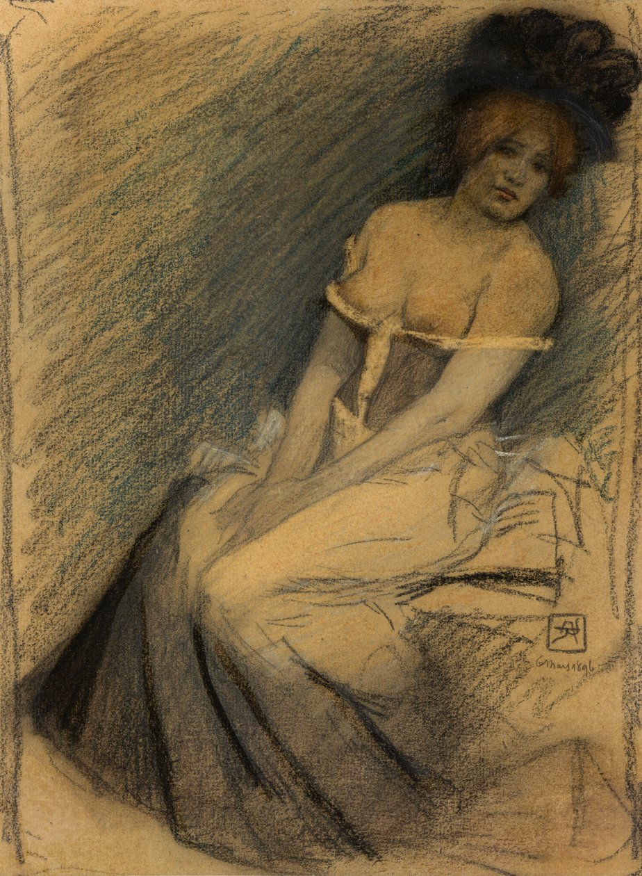 Čekání, 1896. od Armand Rassenfosse