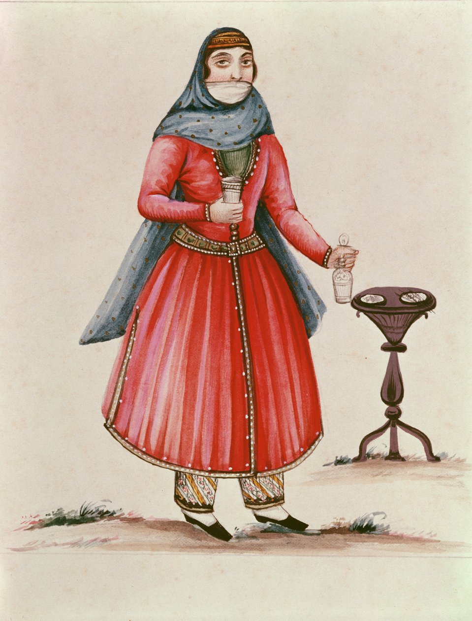 Arménský kostým c.1840 (wc na papíře) od Armenian School