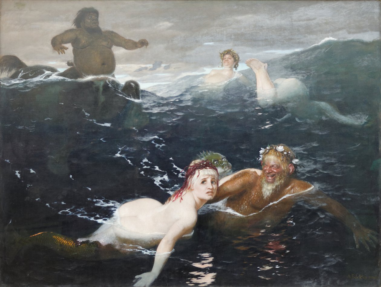 Ve hře Waves od Arnold Böcklin