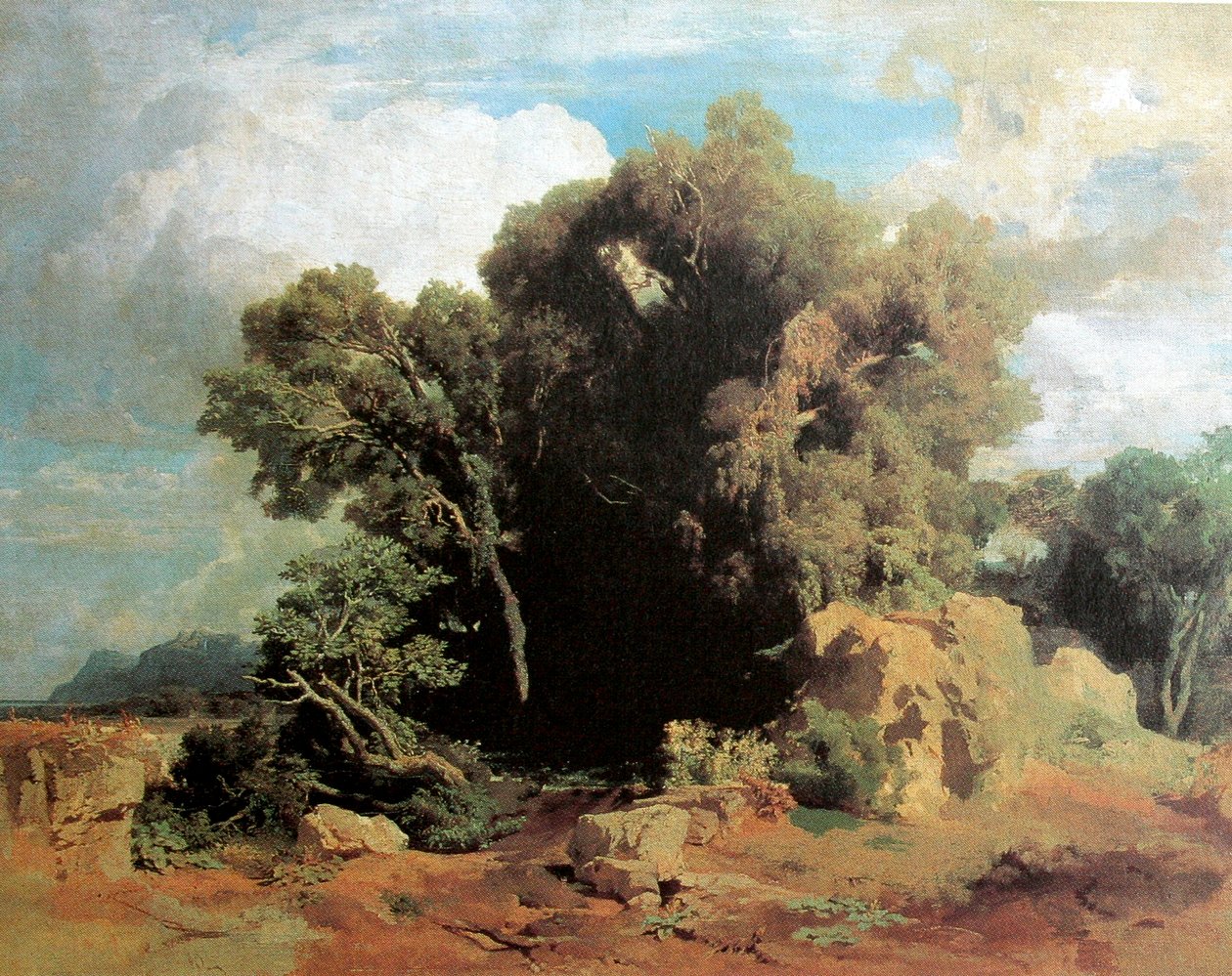 V bažinách Pontine od Arnold Böcklin