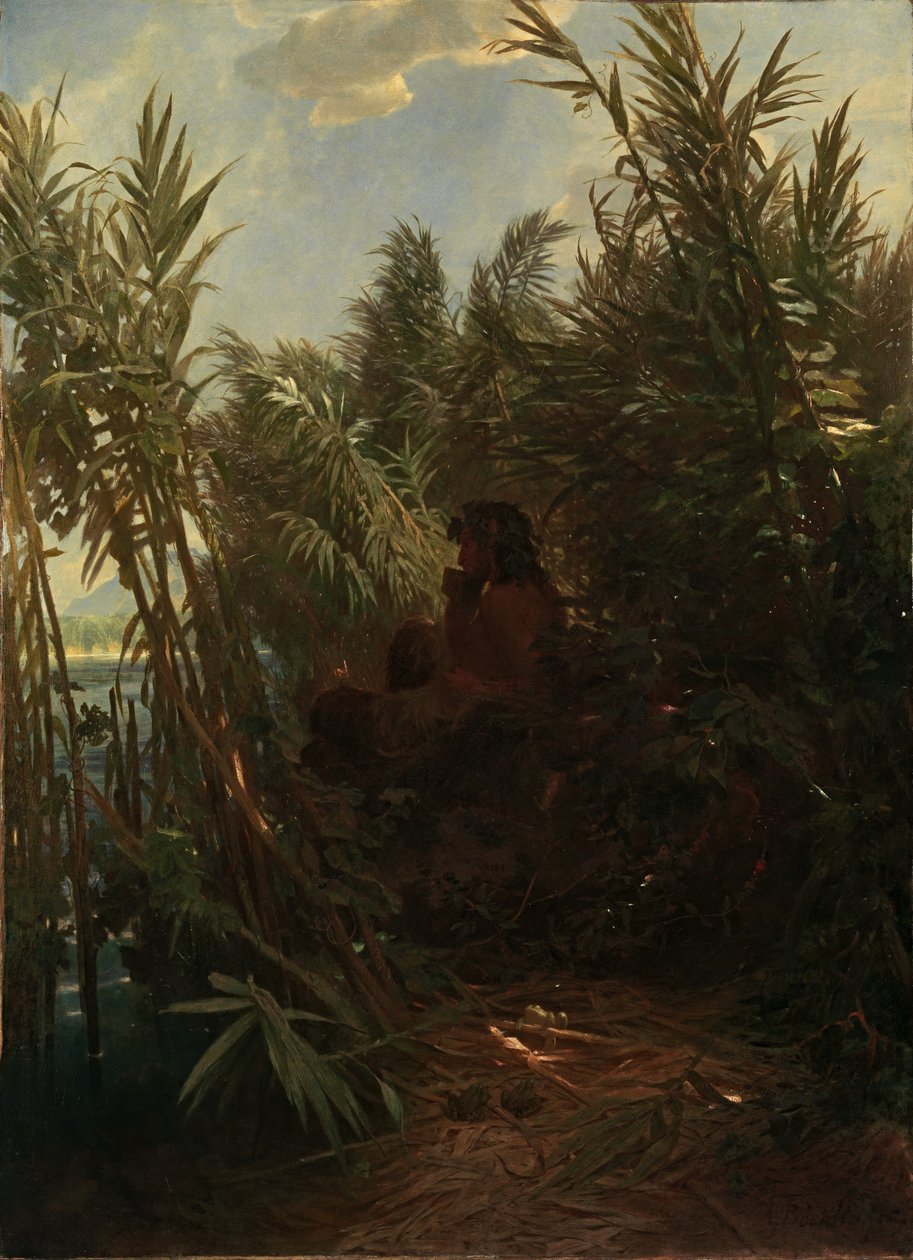Posouvejte rákos od Arnold Böcklin
