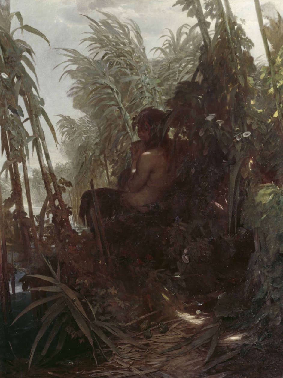 Pan v rákosí od Arnold Böcklin
