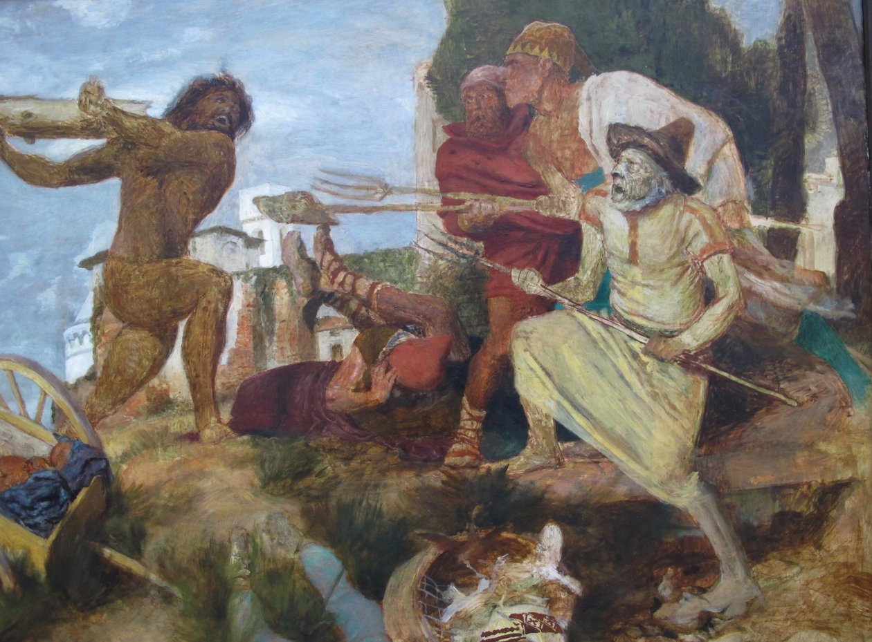 zuřící orlando od Arnold Böcklin