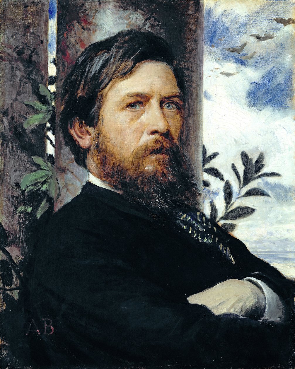 Autoportrét, 1873 od Arnold Böcklin