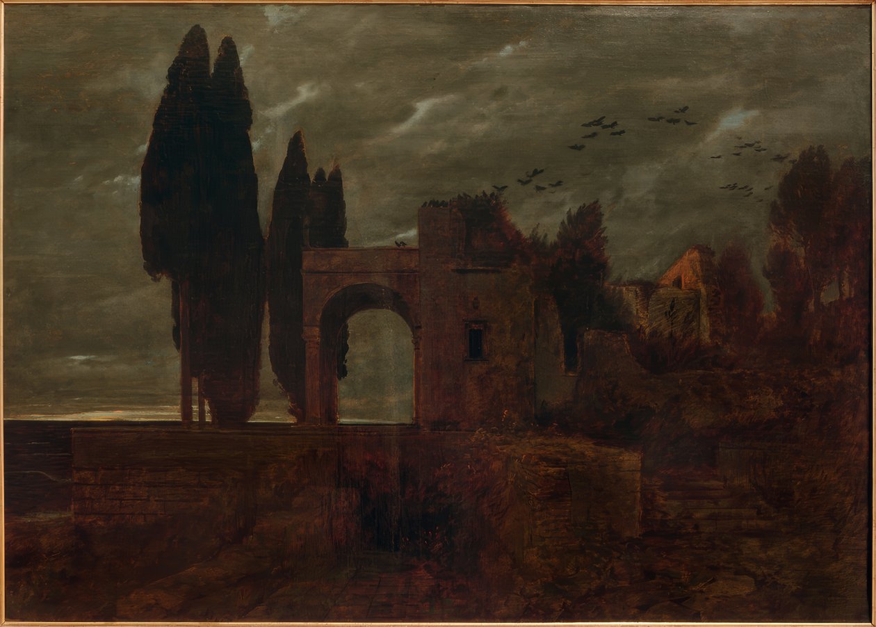Ruine am Meer od Arnold Böcklin