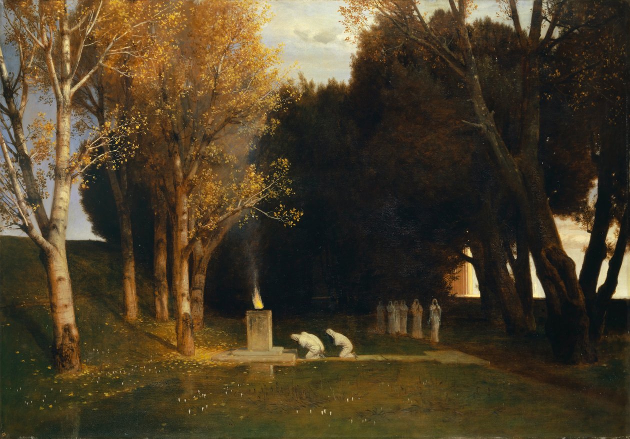 Svatý háj od Arnold Böcklin