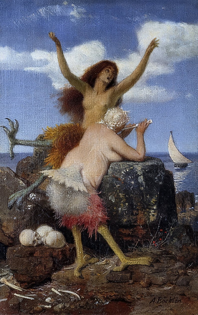 Sirény. 1875 od Arnold Böcklin