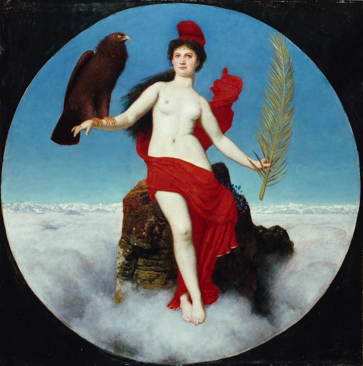 The Freedom Helvetia, 1891. od Arnold Böcklin