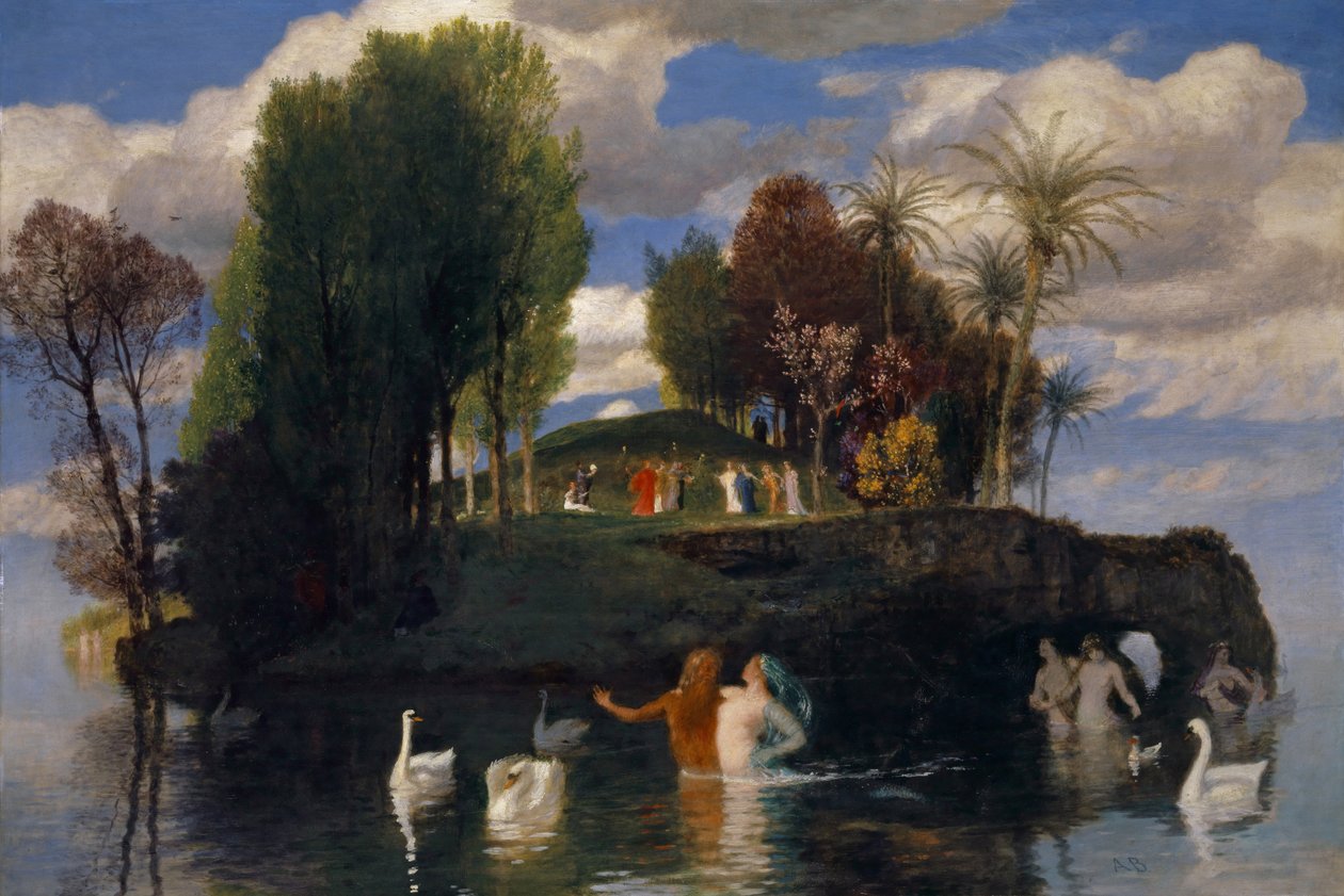 Ostrov života, 1888. od Arnold Böcklin