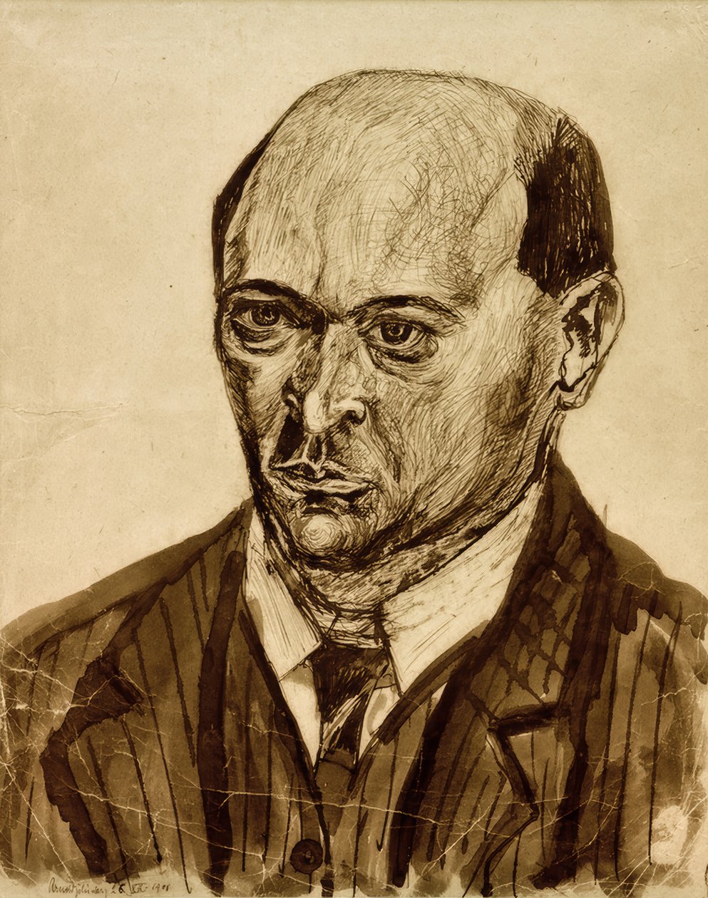 autoportrét od Arnold Schönberg