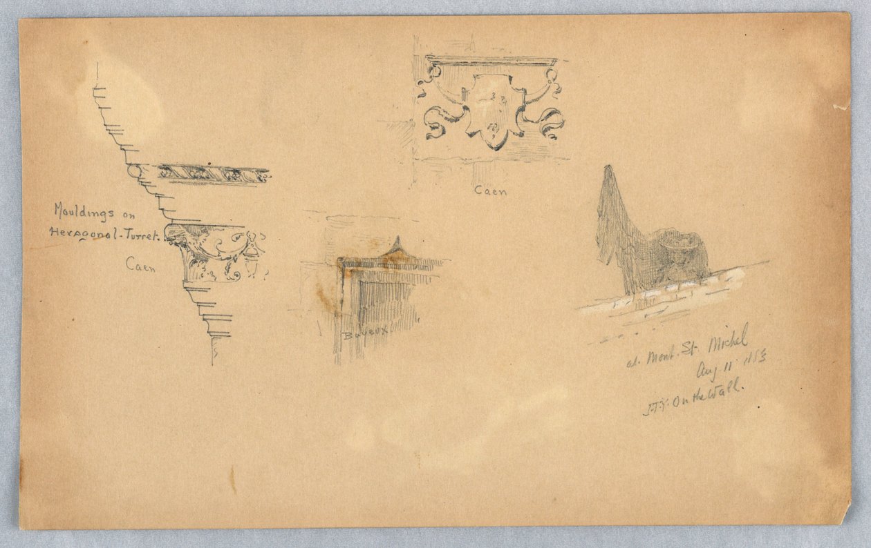Architektonické detaily od Arnold William Brunner