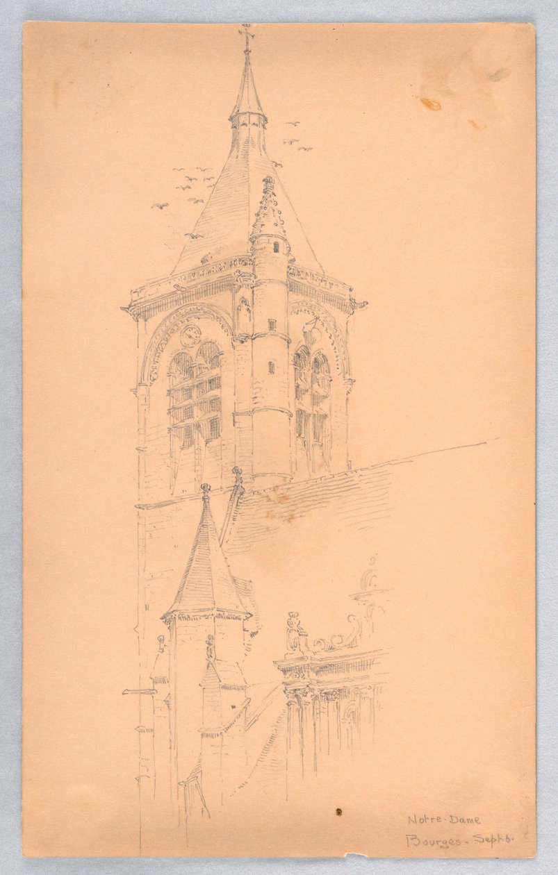 Notre Dame, Bourges od Arnold William Brunner