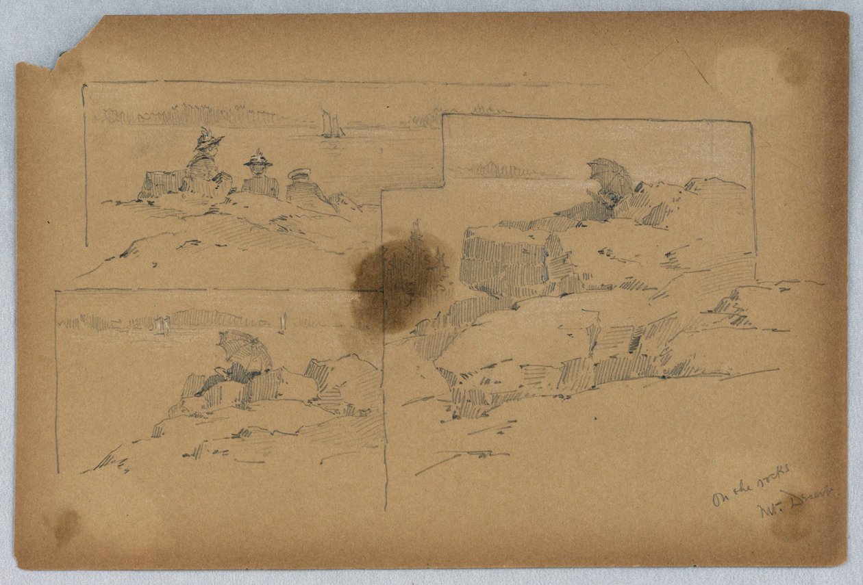 On the Rocks, Mt. Desert od Arnold William Brunner