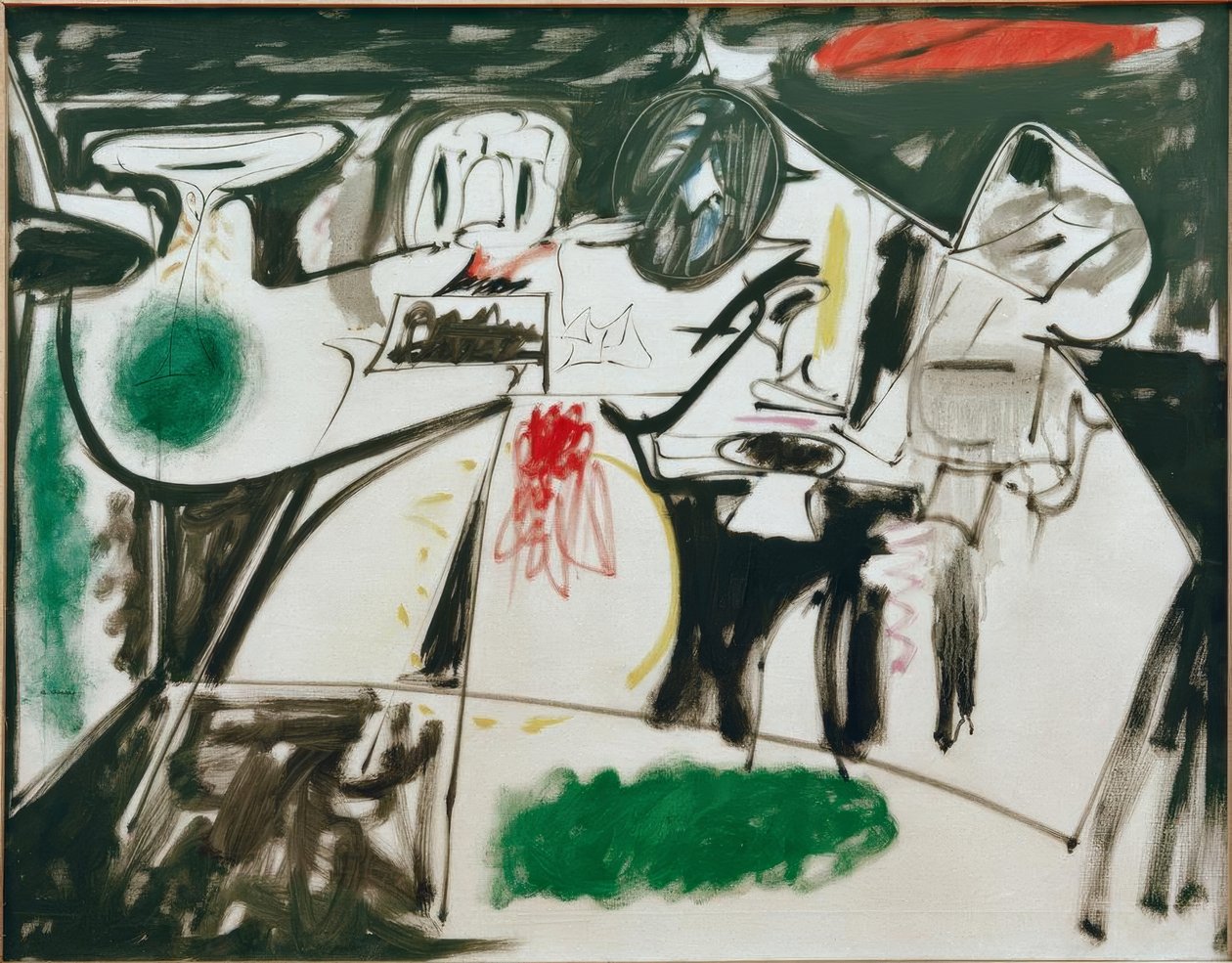Poslední obraz (Černý mnich) od Arshile Gorky