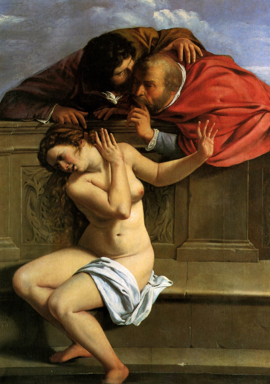 Susanna a starší od Artemisia Gentileschi