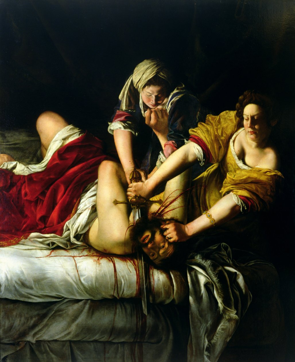 Judith a Holofernes od Artemisia Gentileschi