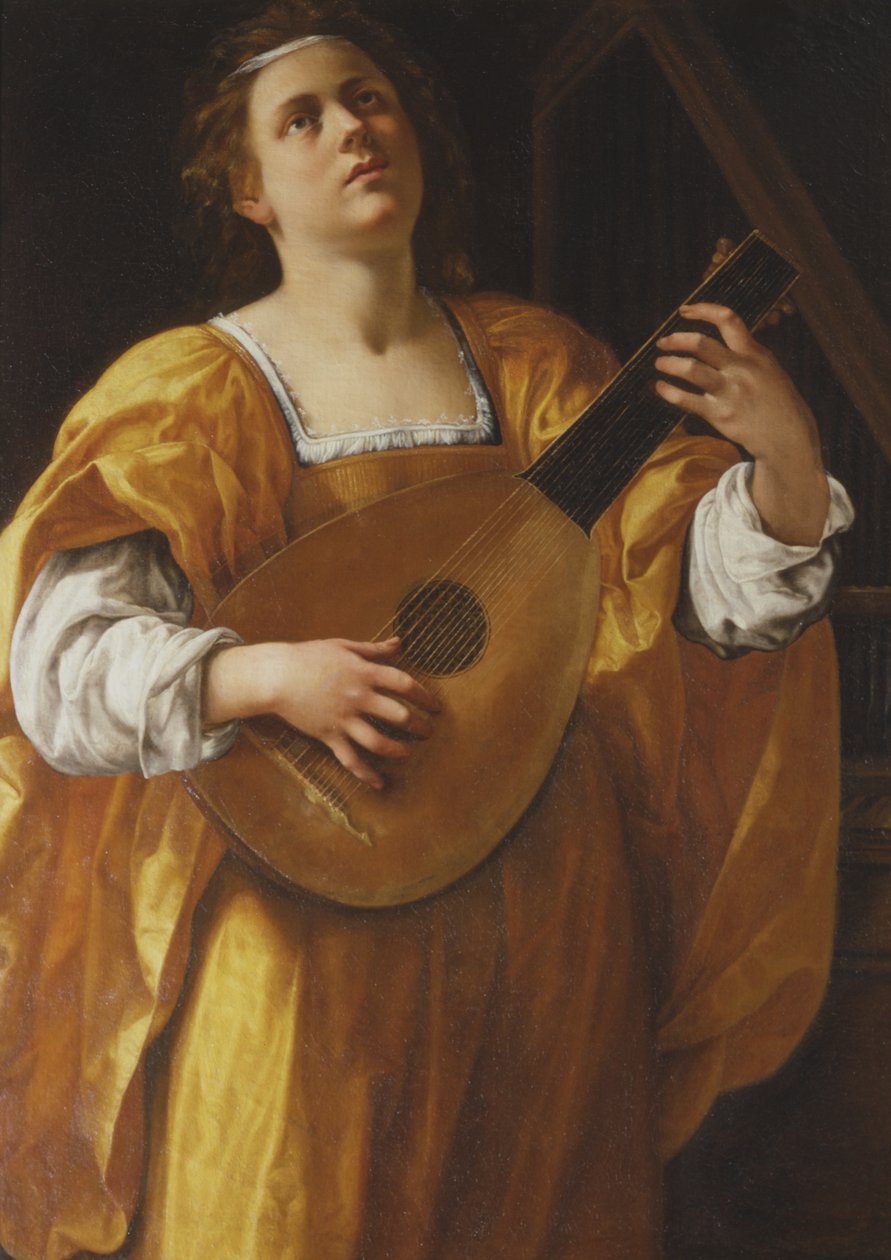 Svatá Cecílie od Artemisia Gentileschi