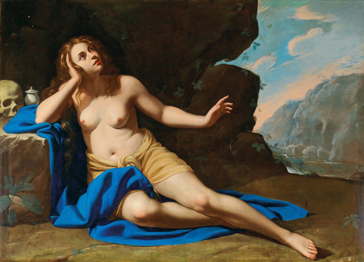 Svatá Marie Magdalena v extázi, 40. léta 17. století. od Artemisia Gentileschi