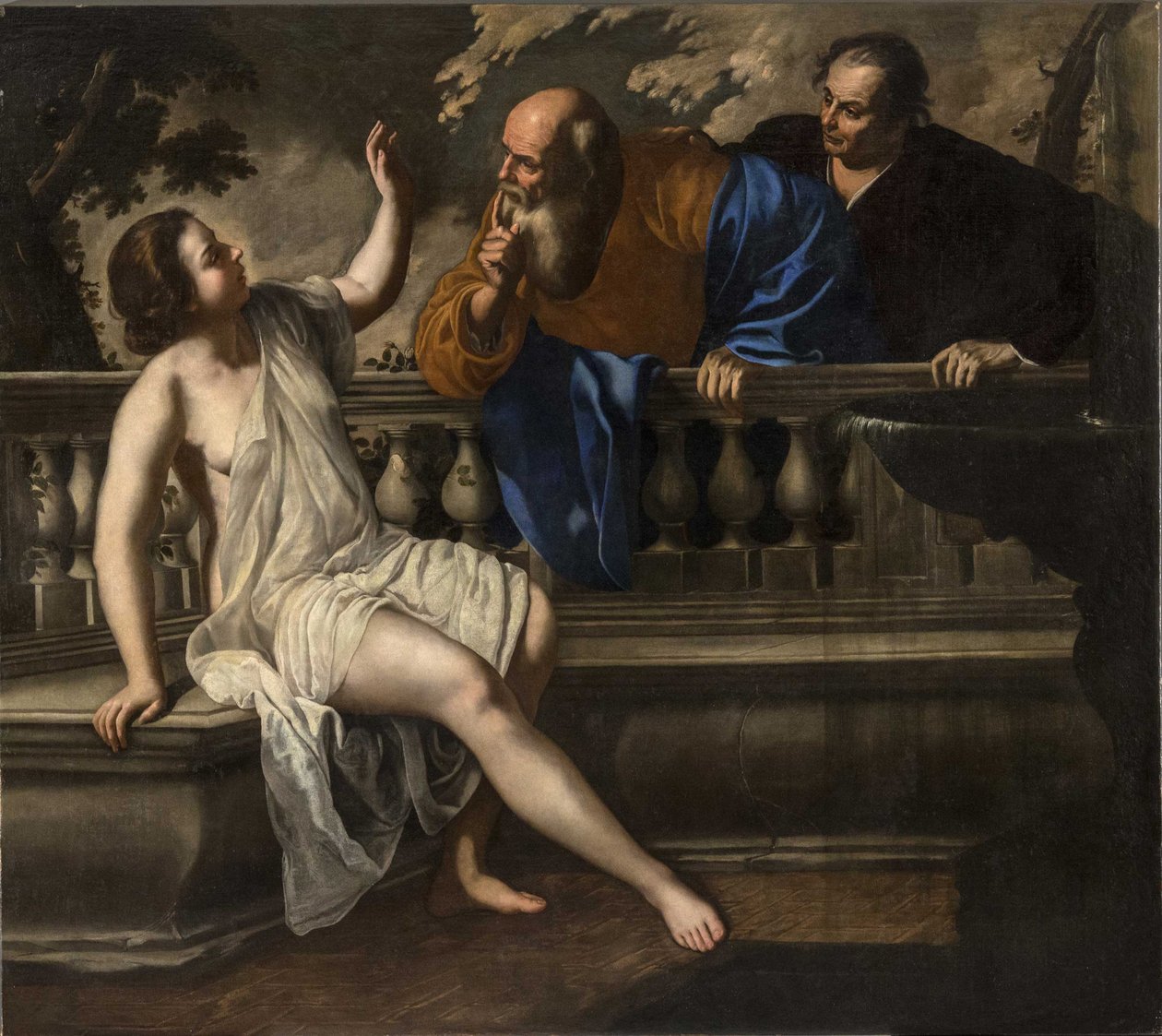 Susanna a starší, 1652. od Artemisia Gentileschi