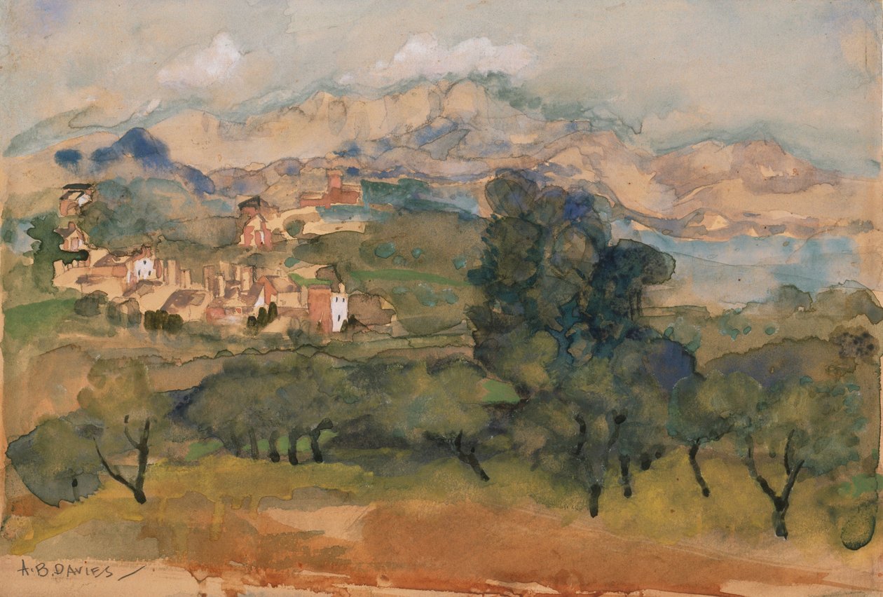 Olivovníky od Arthur Bowen Davies