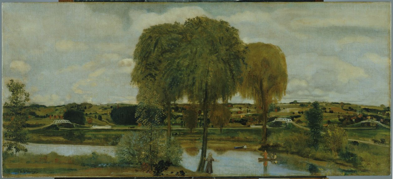 Podél Erie kanálu od Arthur Bowen Davies