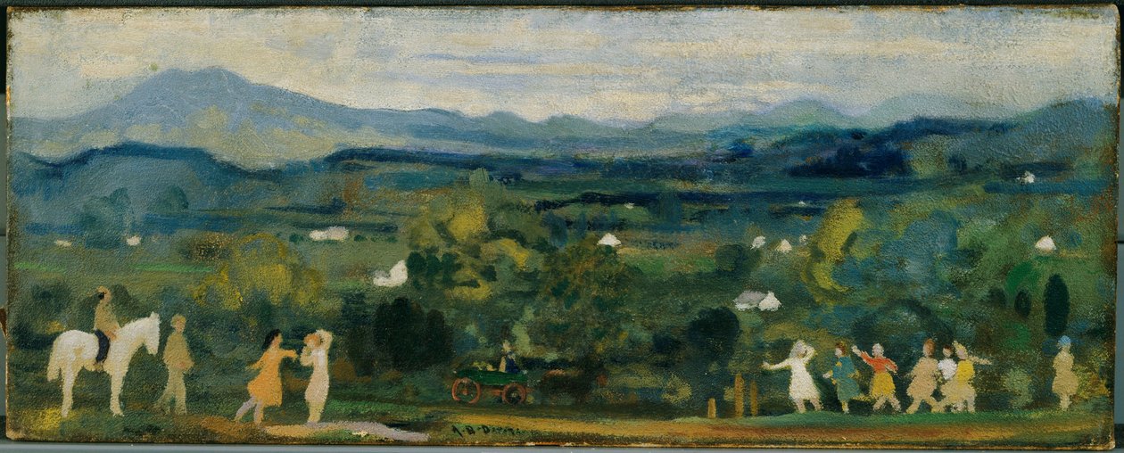 Zrození zelených od Arthur Bowen Davies