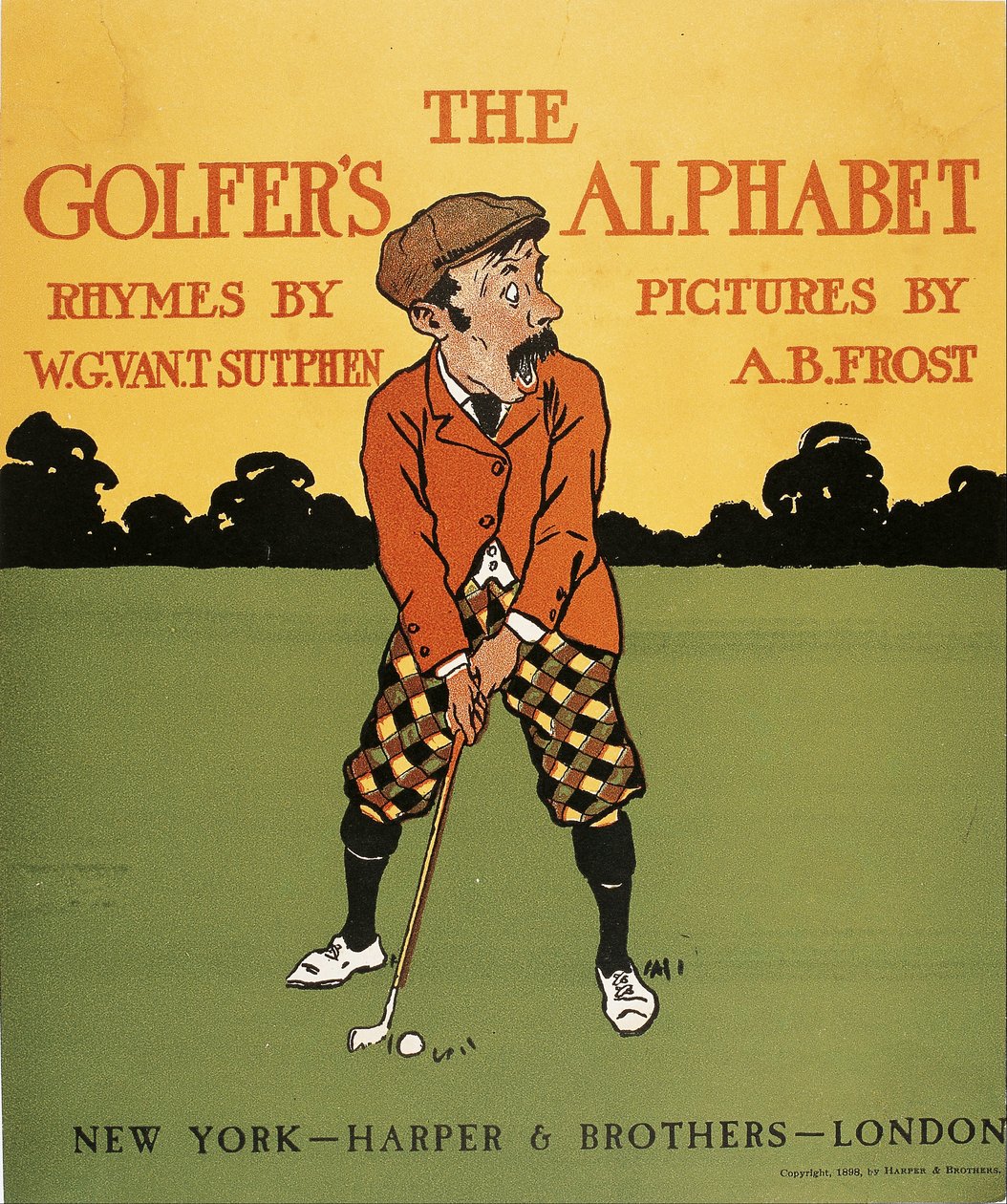 Abeceda golfistů od Arthur Burdett Frost