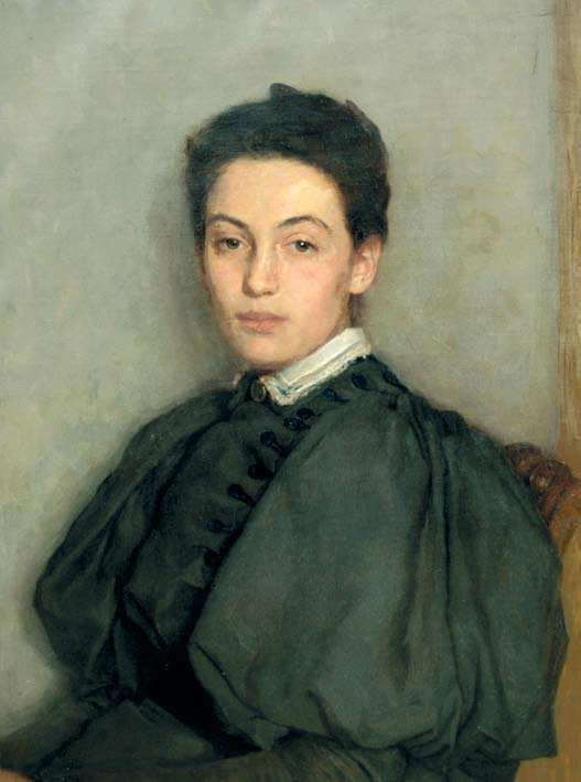 Portrét Olgy Fogarascherové, malířovy snoubenky od Arthur Vivian Couling