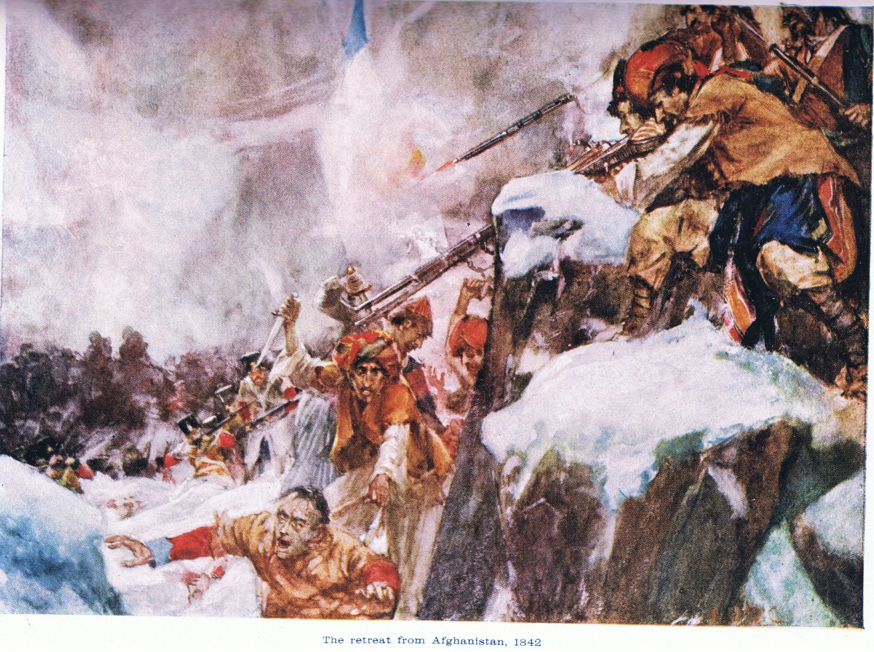 Ústup z Afghánistánu AD1842 od Arthur David McCormick