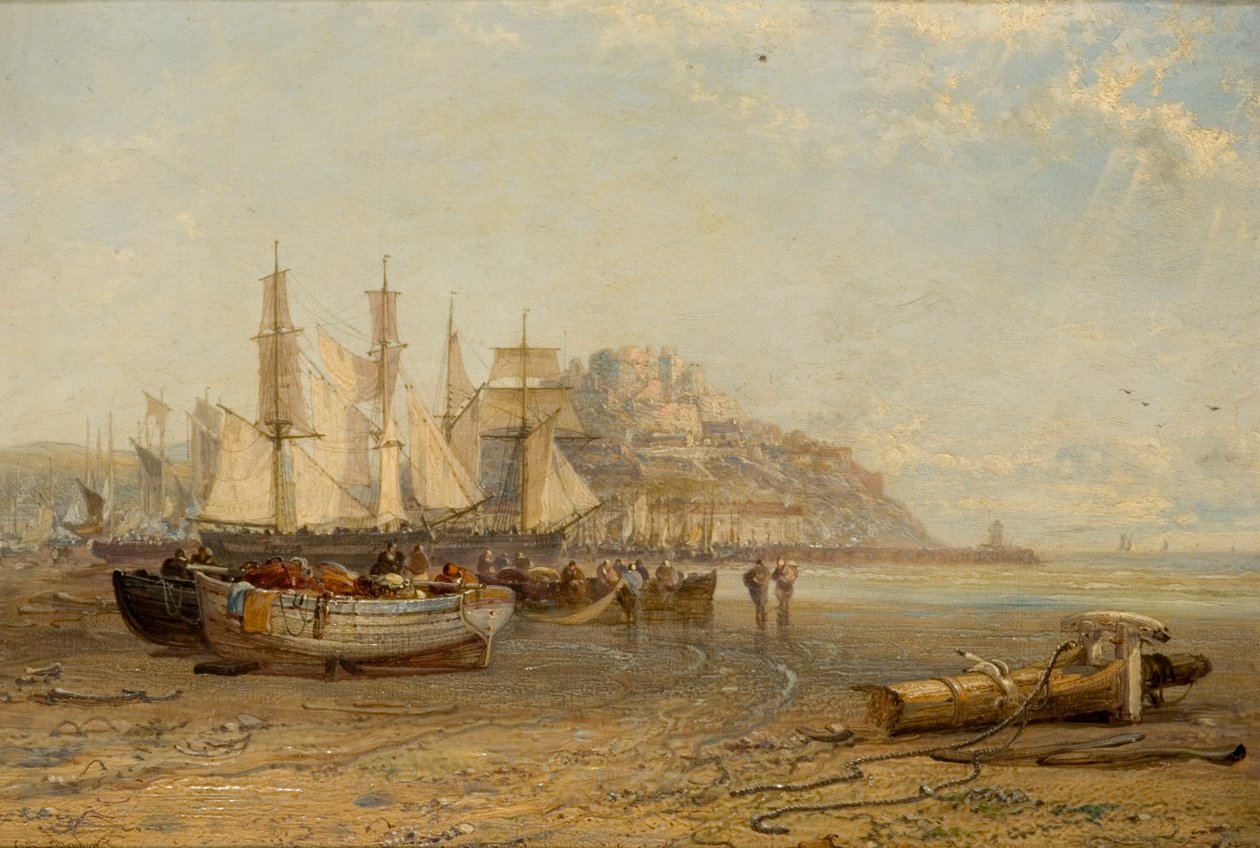 Odliv, Mount Orgueil, Jersey, 1881 od Arthur Joseph Meadows