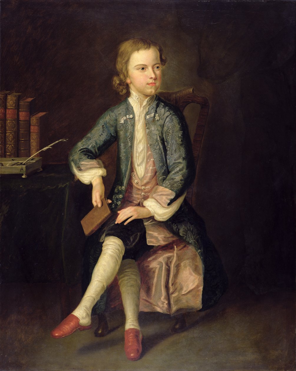 Portrét Thomase Graye (1716-71) kolem roku 1731 od Arthur Pond