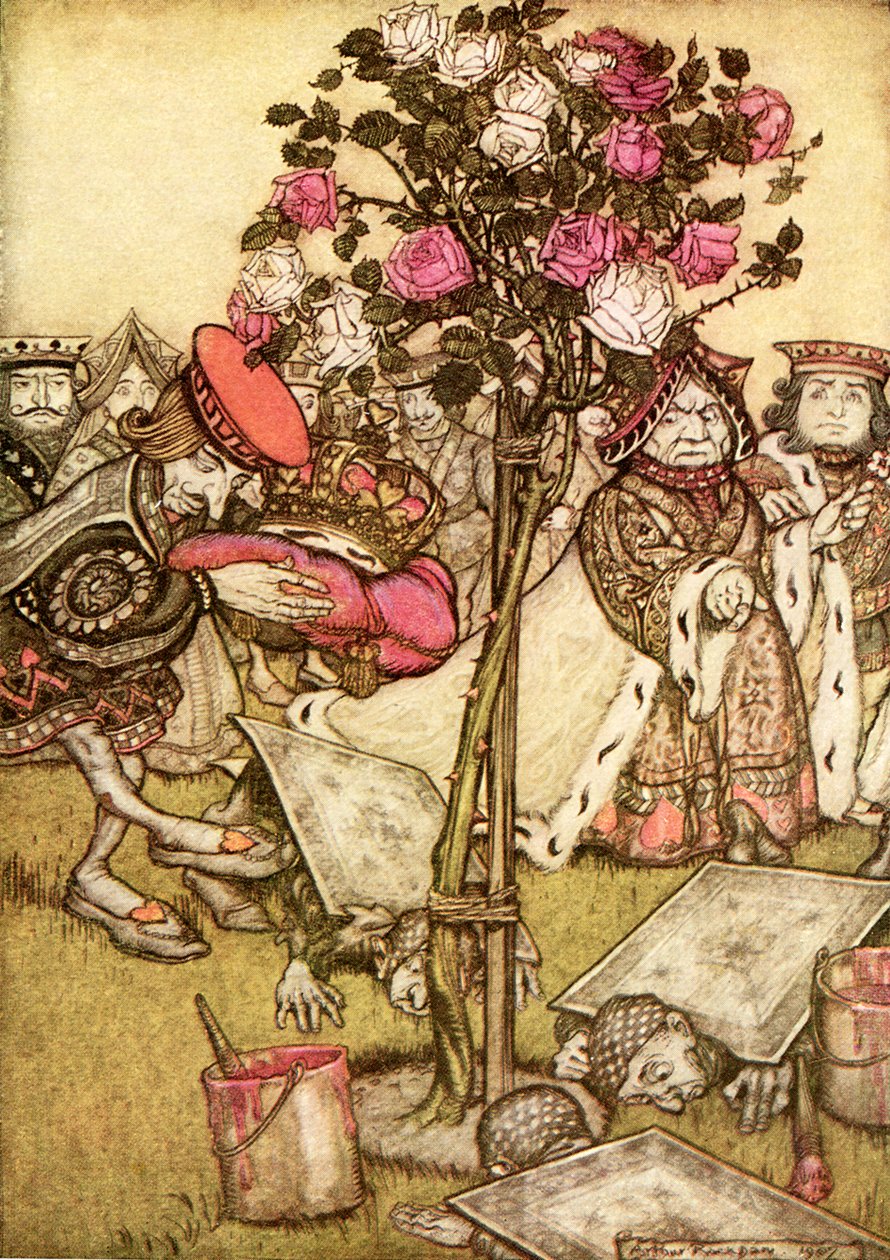 Alenka s dobrodružstvím v říši divů od Lewise Carrolla od Arthur Rackham