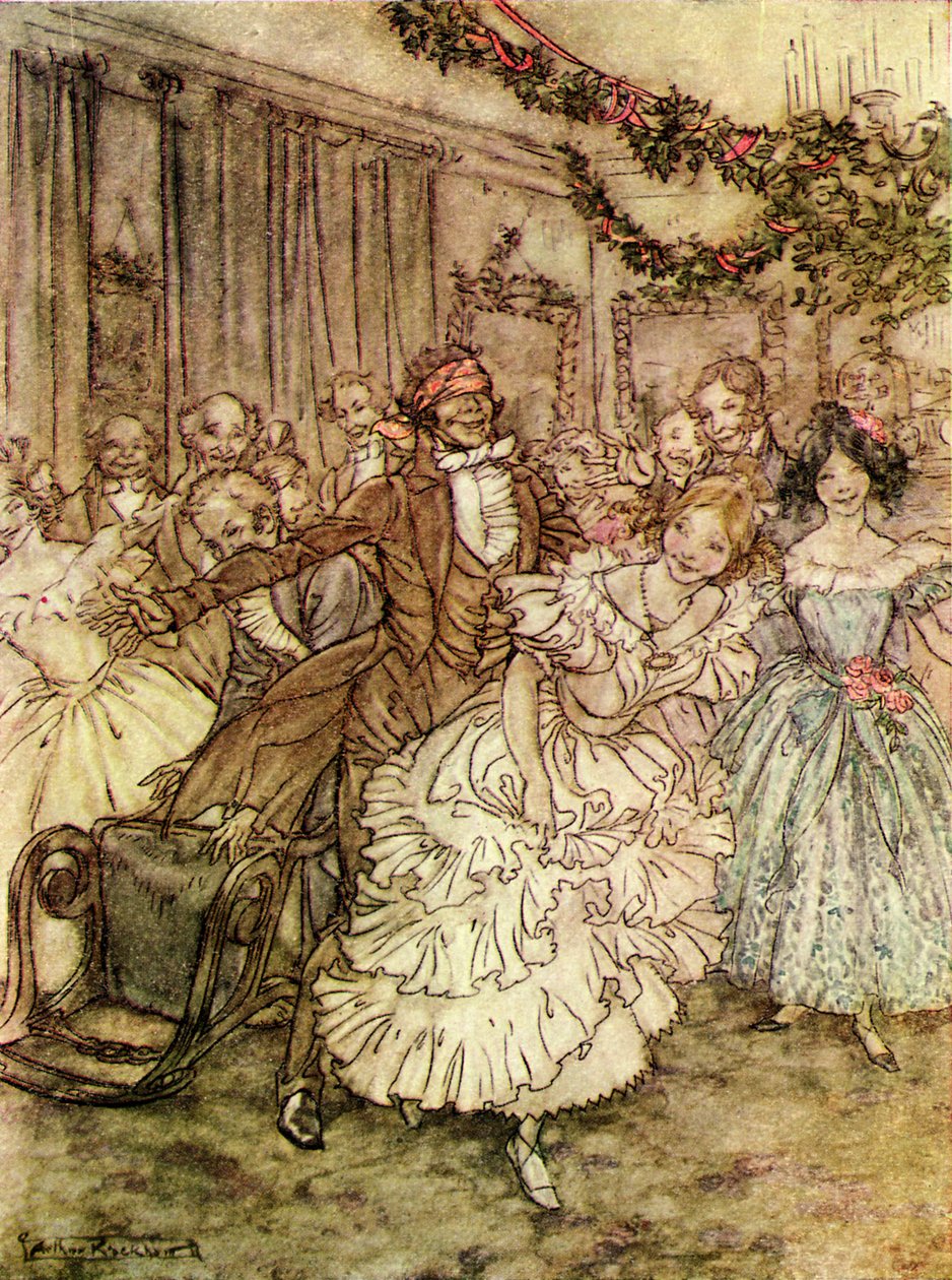 Vánoční koleda Charlese Dickense od Arthur Rackham