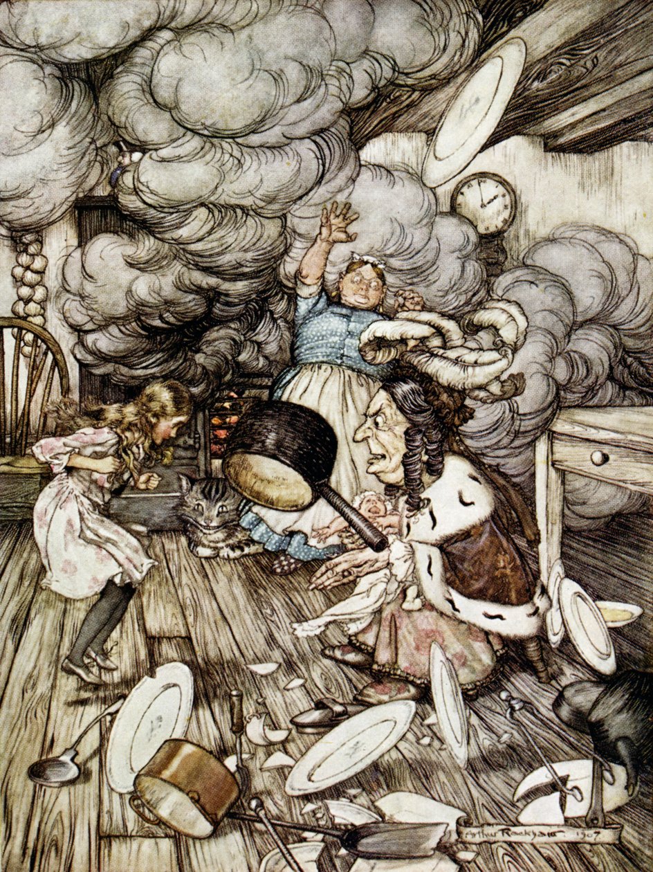 V kuchyni vévodkyně, ilustrace k 
