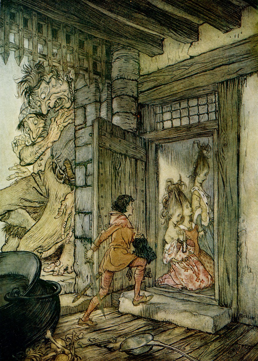 Jack the Giant Killer od Arthur Rackham