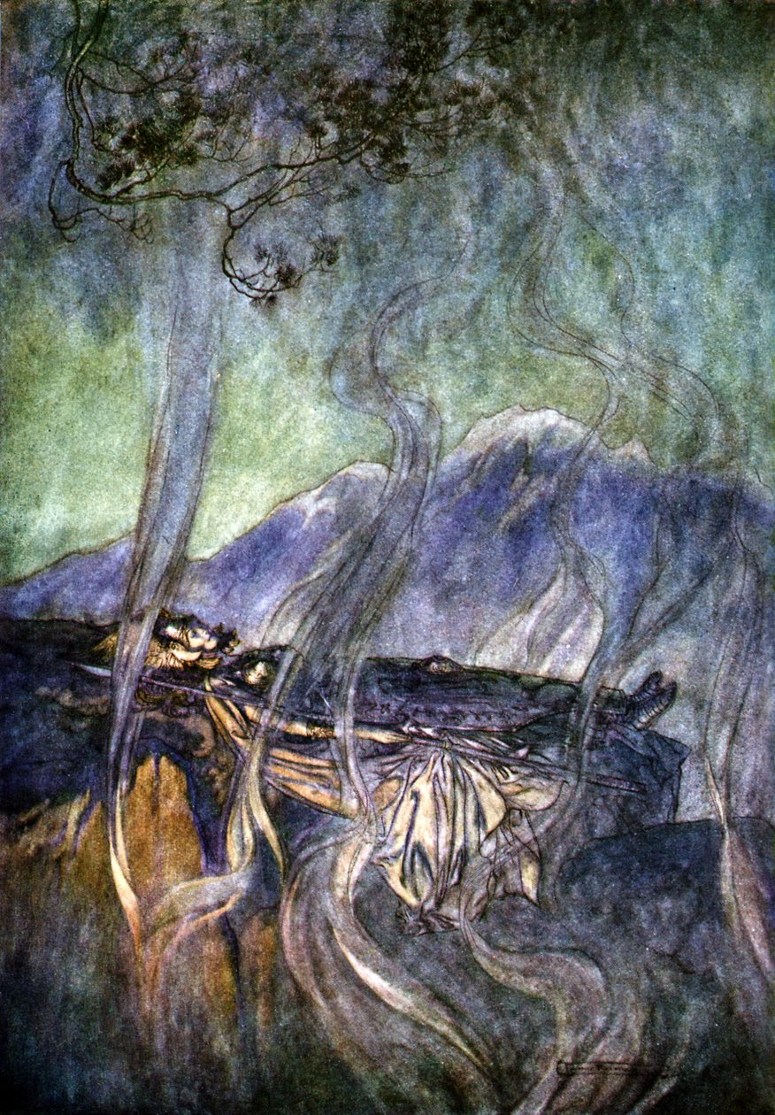 Valkýra Valkýra od Arthur Rackham
