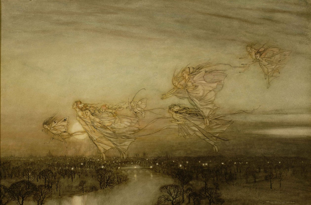 Twilight Dreams, 1913 od Arthur Rackham